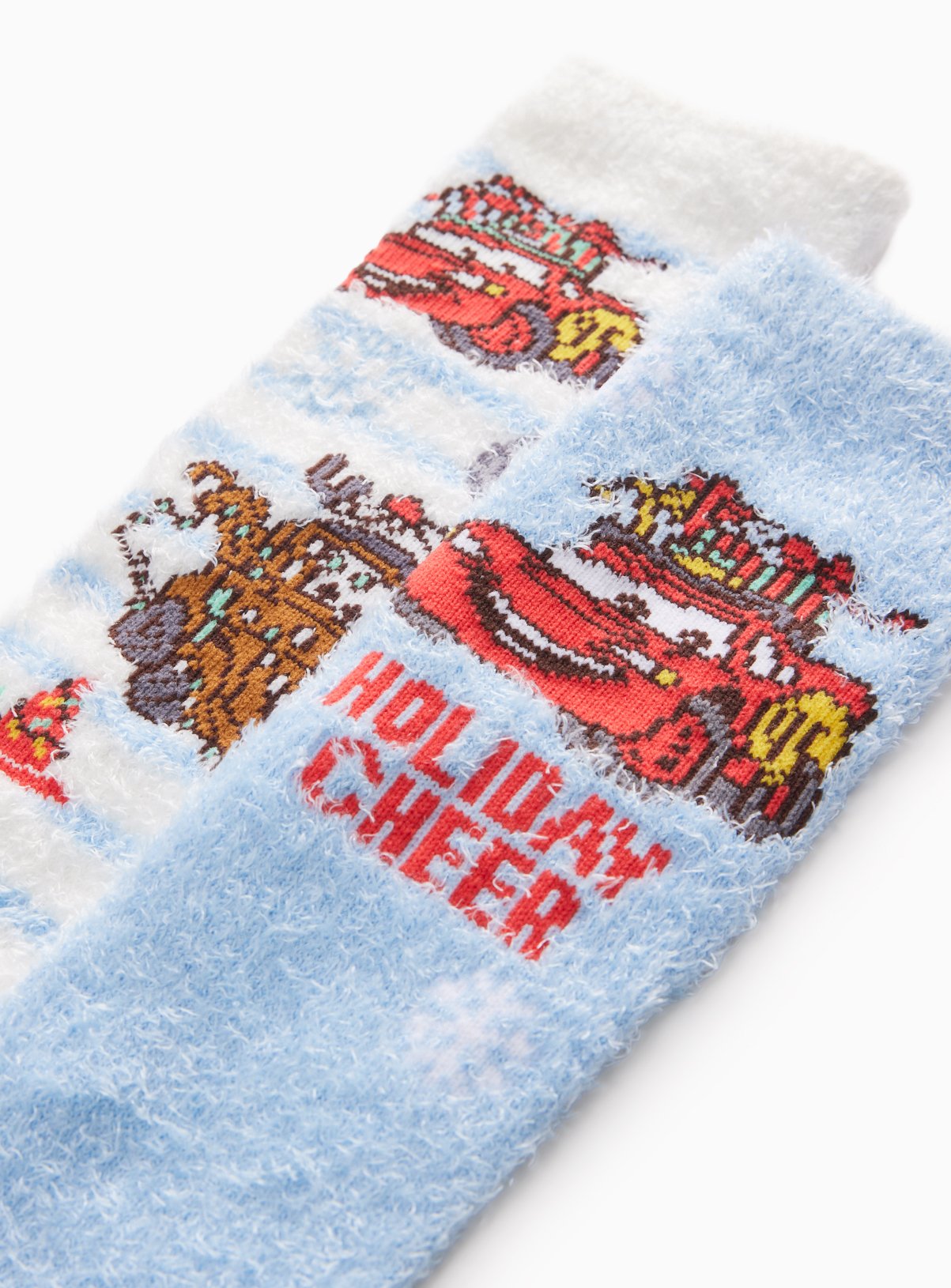 Disney Pixar Cars Fluffy Christmas Socks 2-Pack 6-8.5 Infant - Image 2 thumbnail